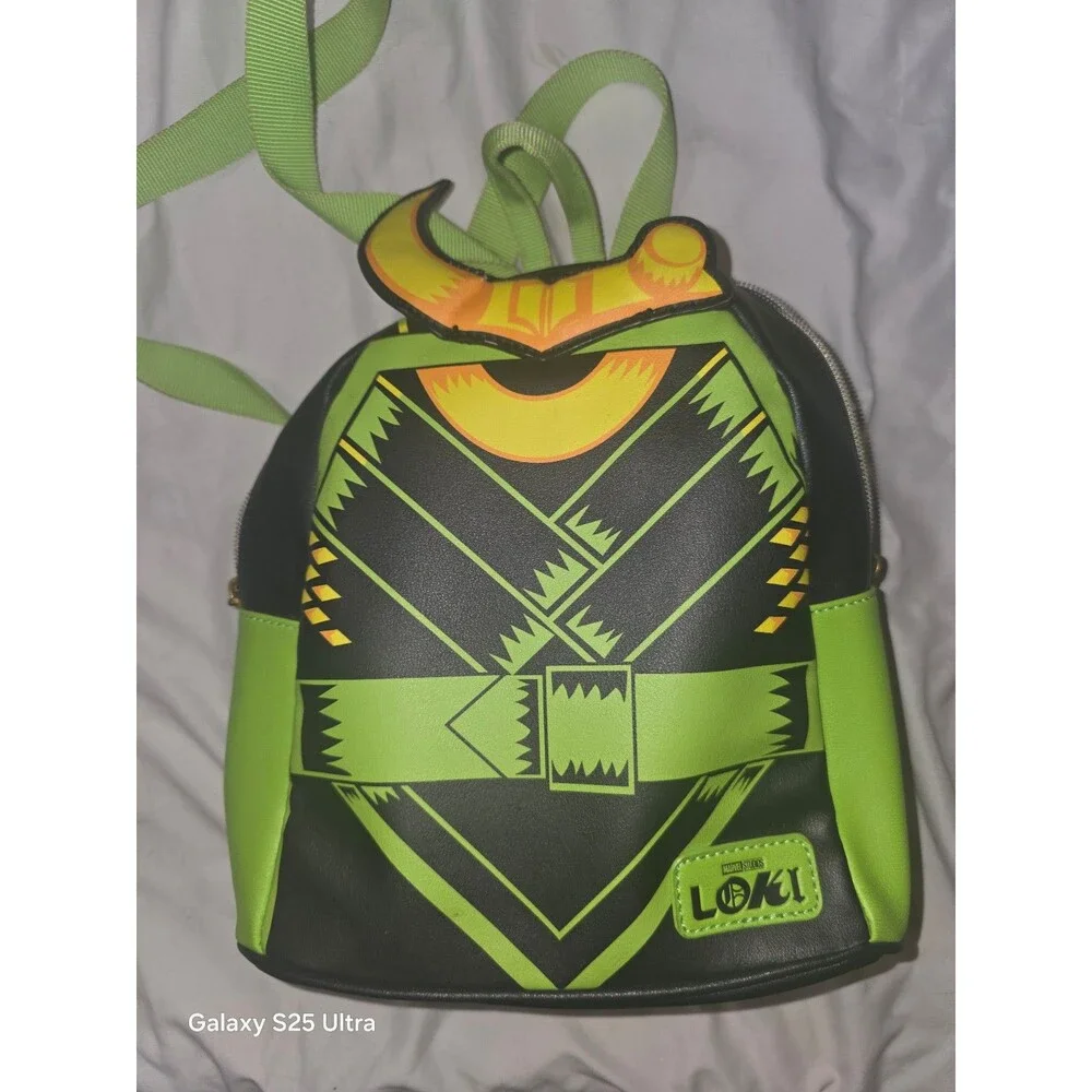 Marvel Officially Licensed Loki/Sylvie Themed Mini Backpack Purse Bag Tote!